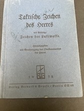 Taktische Zeichen des Herres Luftwaffe 1938  Ausbildung Antiquarisch Wehrmacht
