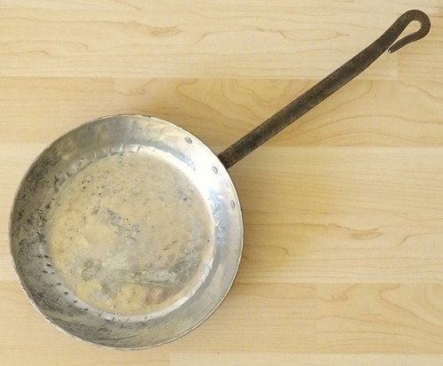 Alte kleine kupferpfanne zinn - alte,