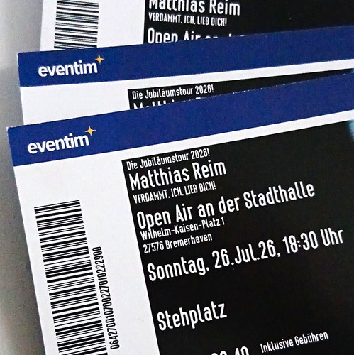 Eventim matthias reim - eventim, air