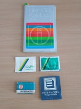 DDR Konvolut Interhotel,Katalog,Hotel,Seife,Vereinigung,Interpunktion,HO,Genex