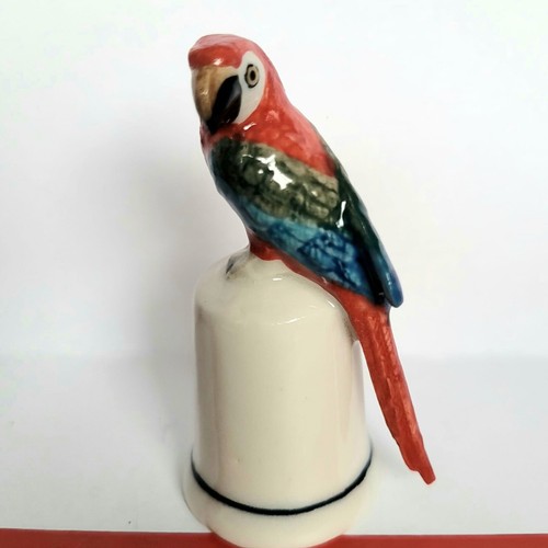 Fingerhut ara rot deko - fingerhut, figur