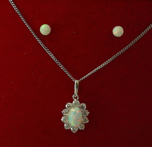 585 weissgold set - set, 14