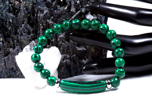 Edelstein armband aus malachit - armband,