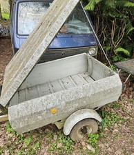 HP 401 Stema DDR Anhänger Patina Deckel Autoanhänger KFZ Koffer T3