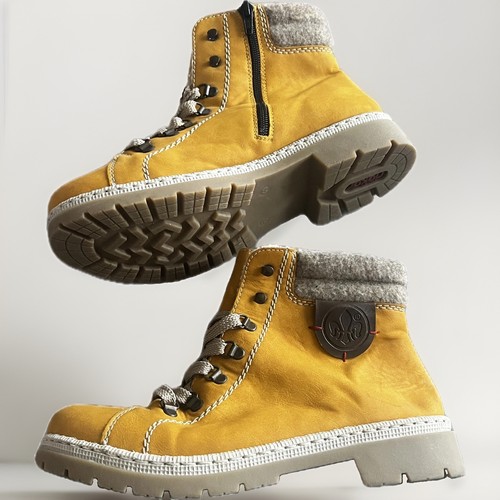 Rieker damen stiefel gelb - stiefel, gelb/senf