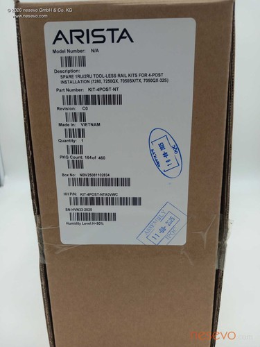 Arista kit 4post rackmount - arista,