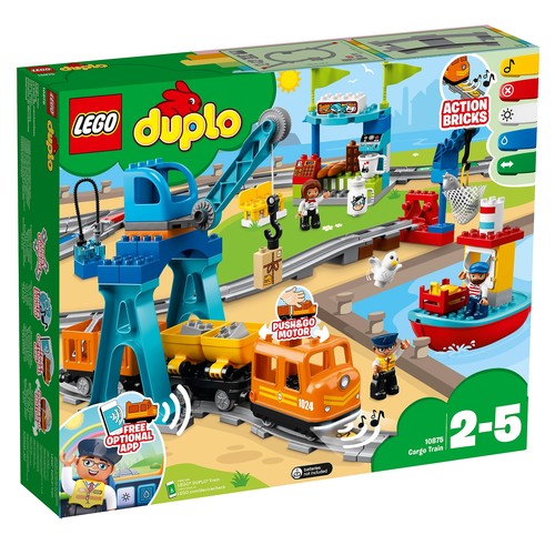 Lego duplo town - town:, güterzug