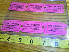 Vintage Lot tickets Heritage