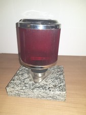 Positionsleuchte  Rot  Bootslicht 24 Volt auf Granitsockel 