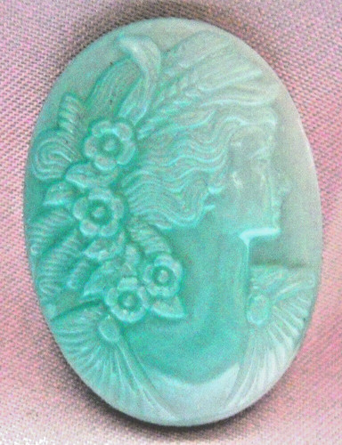 Uran glas cameo - uran,