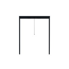 B-WARE Fliegengitter Insektenschutz Fenster Rollo Alurahmen 80 x 160 anthrazit
