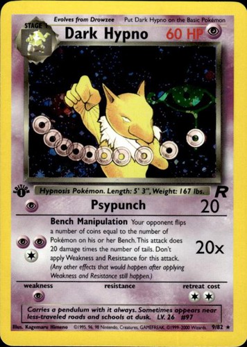 Pokemon dunkles hypno 82 - dunkles, 9/82