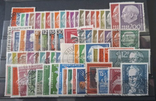 Saarland 1957 1959 komplett - 1959,