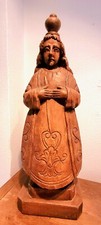 Madonna, Mutter Gottes von Kevelaer, Holz, F. Schuttler, kein Holzwurm 