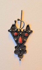 Berber Silberbrosche mit