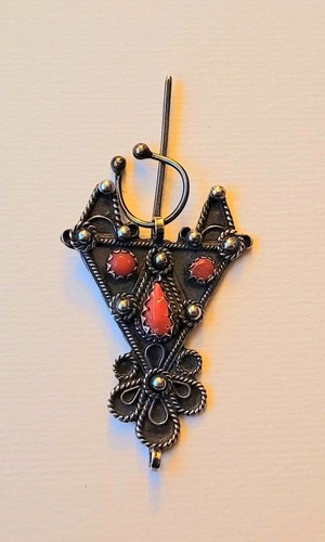 Berber silberbrosche mit - berber,