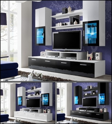 Wohnwand anbauwand wohnzimmer - wohnwand,