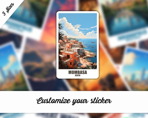 Mombasa aufkleber kenia - mombasa,