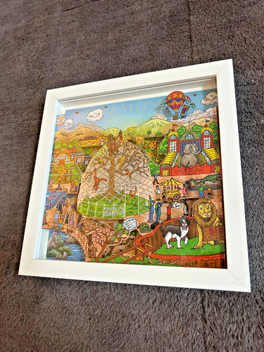 Charles fazzino the zoo 3d - "the,