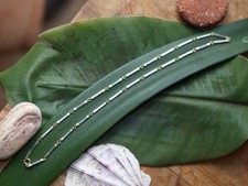 Kette Gold 585 Weißgold Goldkette Stäbchen