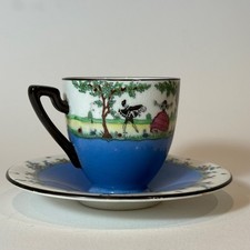 SUPER SELTEN Antik 1925 Carlton Ware W und R England Teetasse und Untertasse Set