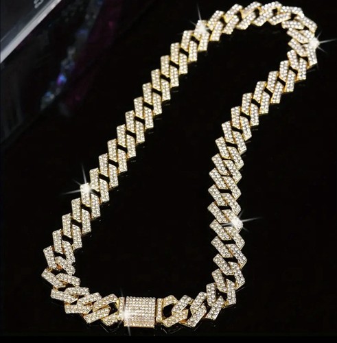 Iced out bling cuban link - cuban,