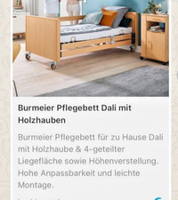 Elektr. Pflegebett Burmeier