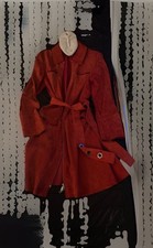 Sportmax Wildledermantel