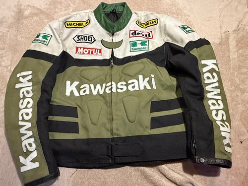 Vintage kawasaki leder - kawasaki, leder/canvas