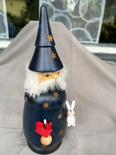 Org. Gahlenz Erzgebirge DDR Räuchermännchen Zauberer Merlin  29 cm Sammlerstück 