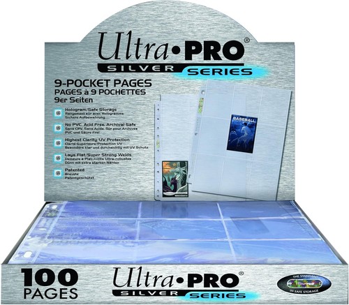 100 ultra pro pocket pages - 9-pocket,