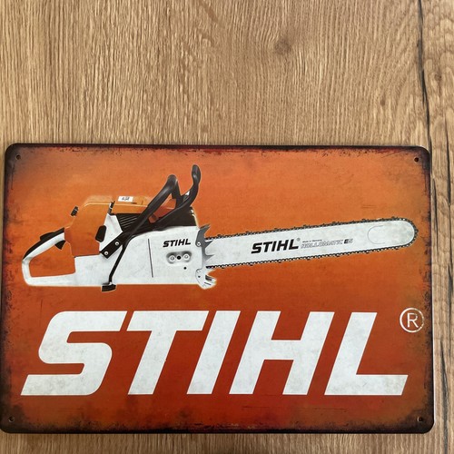 Stihl blechschild 20x30cm - stihl,