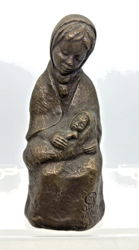 26909 bronzefigur maria - bronzefigur,