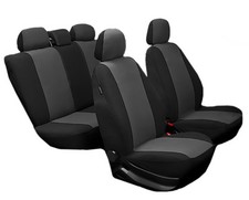 Autositzbezüge Sitzbezüge Komplettset PKW Universal für Mercedes Grau Schwarz