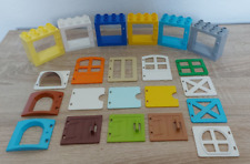 LEGO DUPLO FENSTER/TÜR SELBER ZUSAMMENSTELLEN SPROSSEN SCHEIBE RAHMEN NEU