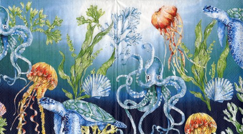 Servietten maritim - 3, servietten~