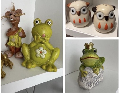 Deko figuren frosch maus - frosch,