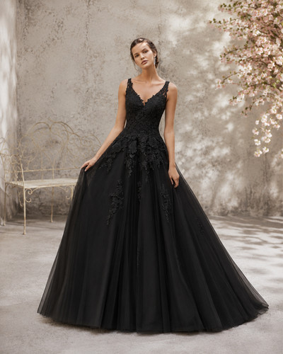 Ballkleid schwarz a - ballkleid, a-linie