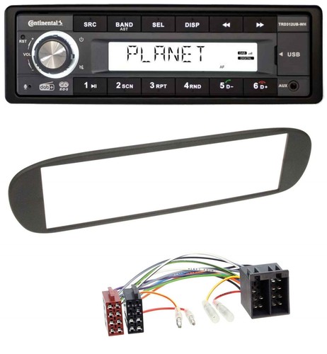 Continental usb 1din aux dab - continental,