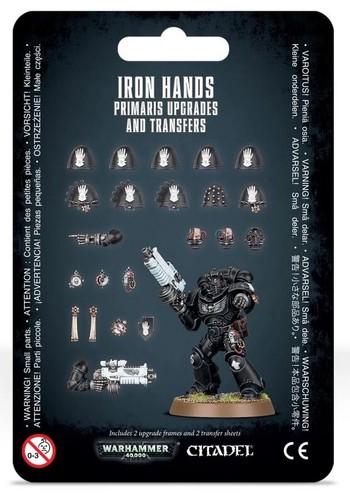 Upgrades iron hands - hands, primaris