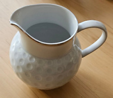 Milchkännchen von Arzberg Dekor Golfball mit Platinrand von Heinrich Loffelhardt