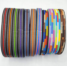 Fährtenleine Schleppleine Suchleine Hundeleine 3m-50m  20mm+25mm breit 10 Farben