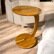 Eiche Massiv Beistelltisch