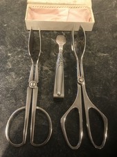 2  versilberte  formschöne