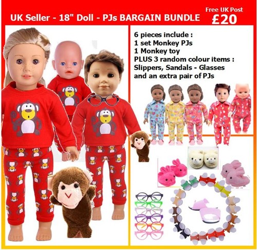 Konvolut puppenkleidung - 18",