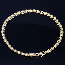 Schönes Feines Armband Goldarmband 585er 14K ECHT Gold 3,5mm 18cm Geschenk NEU