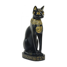 Dekofigur Bastet Katze Ägypten Statue ägyptische Figur Skulptur Deko 20 cm