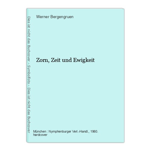 Zorn zeit und - zeit, ewigkeit