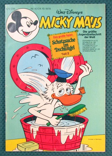 Micky maus 1978 - maus, heft