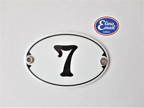 Emailleschild - 7",